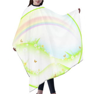 Personality  Summer Or Spring Theme Hair Cutting Cape