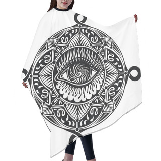 Personality  Vintage All Seeing Eye Hair Cutting Cape