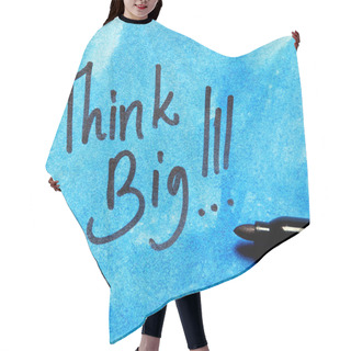 Personality  Think Big! Message Hair Cutting Cape