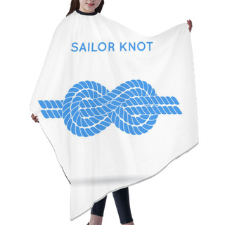 Personality  Sailor Knot. Hair Cutting Cape