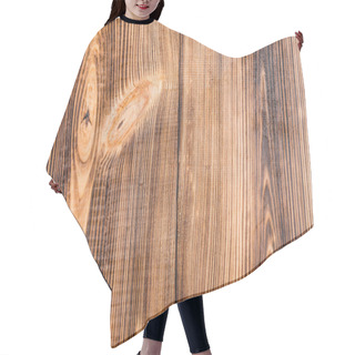 Personality  Brown Wooden Background Hair Cutting Cape