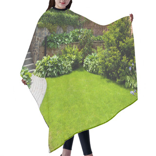 Personality  Garden  Path With Grass Hair Cutting Cape