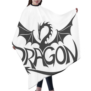 Personality  Vector Sign. Dragon. Hair Cutting Cape