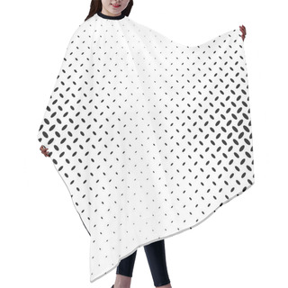 Personality  Abstract Monochrome Diagonal Ellipse Pattern Hair Cutting Cape