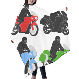 Personality  Motorcyclist Hair Cutting Cape