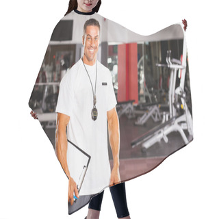 Personality  Male Personal Trainer Hair Cutting Cape