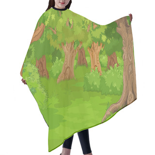Personality  Amazing Forest Glade Hair Cutting Cape