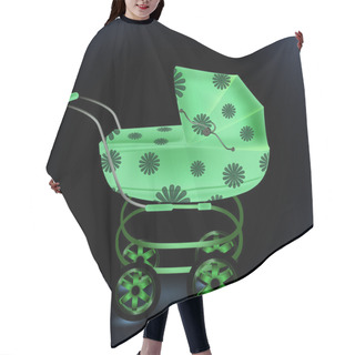 Personality  Baby Buggy, Vector Design Hair Cutting Cape