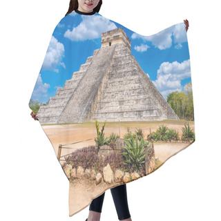 Personality  The Pyramid Of Kukulkan At The Ancient Mayan City Of Chichen Itza In Mexico Hair Cutting Cape