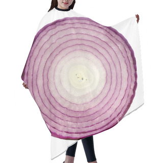 Personality  Red Onion Slice Hair Cutting Cape