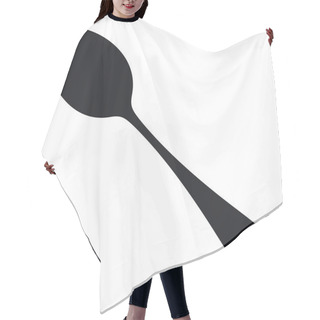 Personality  Spoon Hair Cutting Cape