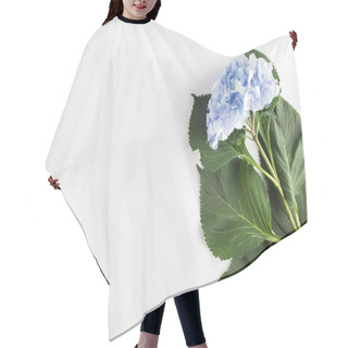 Personality  Blue Hydrangea Flower Hair Cutting Cape