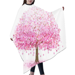 Personality  Cherry Tree Flower Spring Icon Hair Cutting Cape