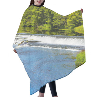 Personality  Artificial Waterfall On Liffey River Hair Cutting Cape