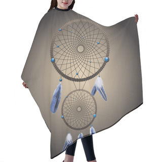 Personality  Dream Catcher Vector  Illustration  Hair Cutting Cape
