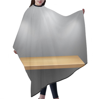 Personality  3d Isolated Empty Shelf For Exhibit Hair Cutting Cape
