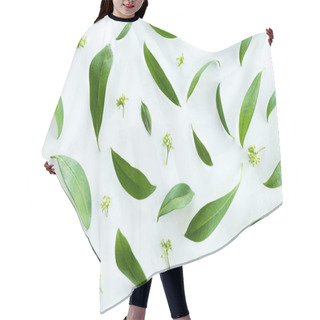 Personality  Green Leaves Background  Hair Cutting Cape