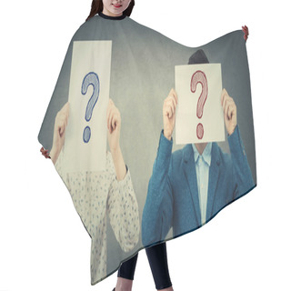 Personality  Hiden Face Expressions Hair Cutting Cape