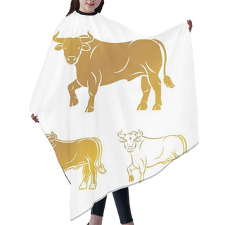 Personality  Bull Ancient Emblems  Hair Cutting Cape
