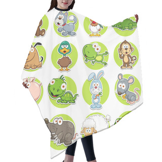 Personality  Animals Set Hair Cutting Cape