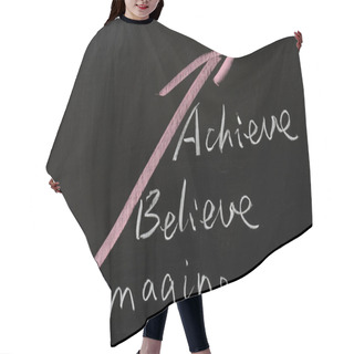 Personality  Imagine, Believe And Achieve Hair Cutting Cape