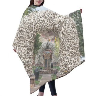 Personality  Elk Antler Arches  Hair Cutting Cape