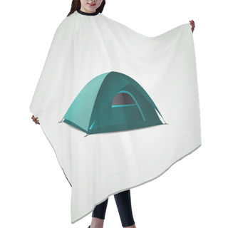 Personality  Vector Tent,  Vector Illustration  Hair Cutting Cape