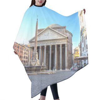 Personality  Ancient Roman Pantheon Temple, Front View - Rome, Italy Hair Cutting Cape