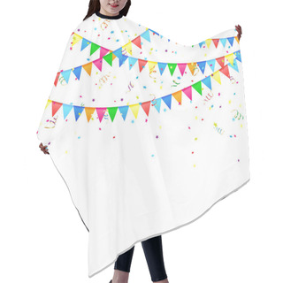 Personality  Festive Background With Flags Hair Cutting Cape