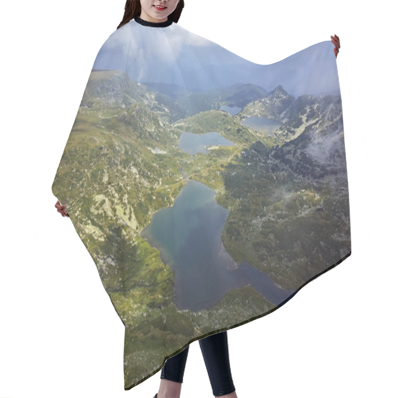 Personality  The Twin, The Trefoil, The Fish And The Lower Lakes, The Seven Rila Lakes Hair Cutting Cape