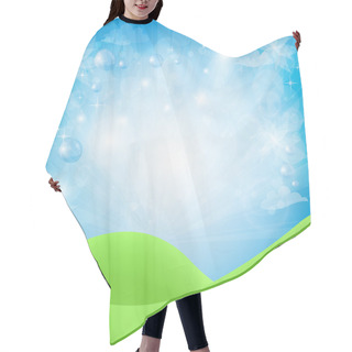 Personality  Independence Day Postcard Design Hair Cutting Cape