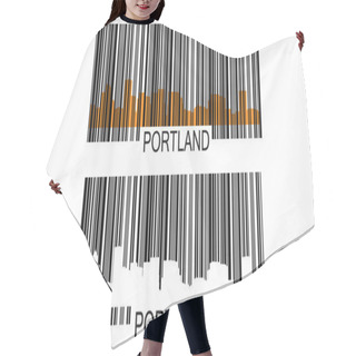 Personality  Portland Barcode Hair Cutting Cape