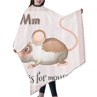 Personality  Letter M Hair Cutting Cape