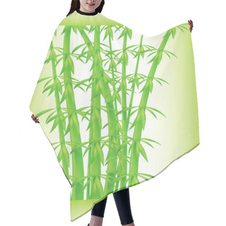 Personality  Stalks And Bamboo Leaves Hair Cutting Cape