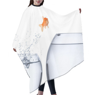Personality  Fish Rise Concept Hair Cutting Cape
