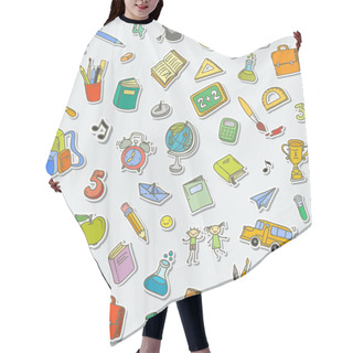 Personality  Hand Painted School Supplies Hair Cutting Cape
