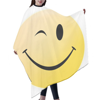 Personality  Smiley Hair Cutting Cape