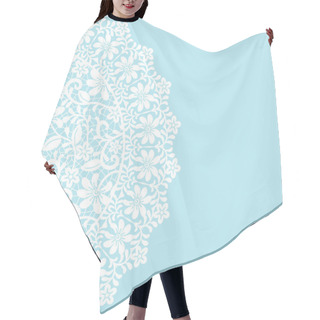 Personality  Card With Lace Border Hair Cutting Cape