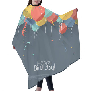 Personality  Flat Birthday Background Hair Cutting Cape