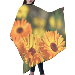 Personality  Marigold Flowers Hair Cutting Cape