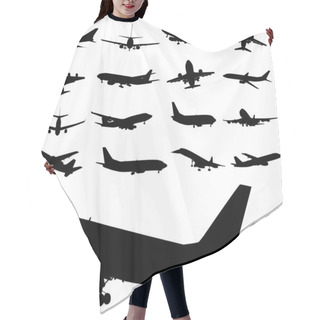 Personality  Airplane Vector Hair Cutting Cape