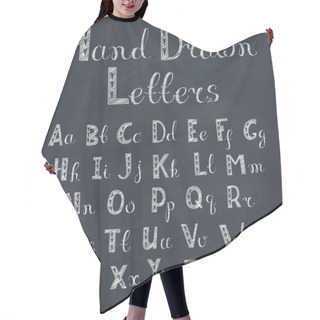 Personality  Hand Drawn Letters Hair Cutting Cape