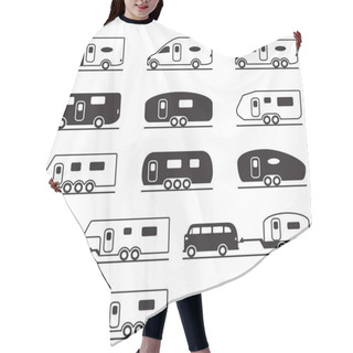 Personality  Different Caravans And Campers Hair Cutting Cape