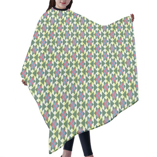 Personality  Seamless Abstract Background With Geometric Elements Hair Cutting Cape