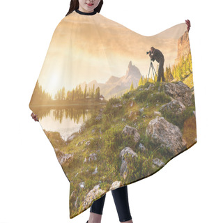 Personality  Photographer In Beautiful Lake Federa Hair Cutting Cape