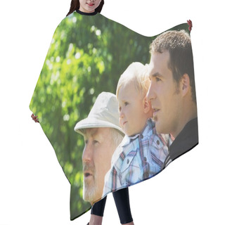 Personality  Three Generations Hair Cutting Cape