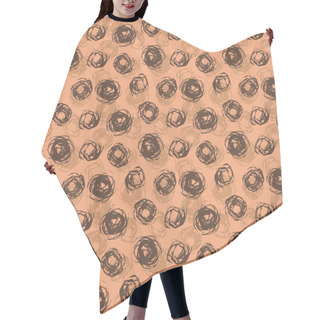 Personality  Animal Pattern Print With Brushed Shapes Hair Cutting Cape