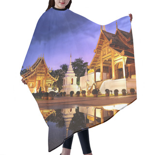 Personality  Phra Singh Temple Twilight Time Hair Cutting Cape
