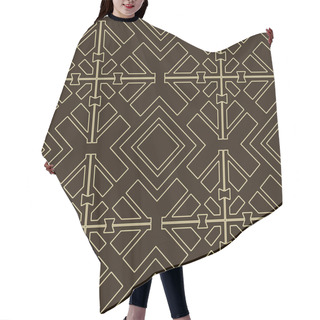 Personality  Art Deco Seamless Pattern Hair Cutting Cape