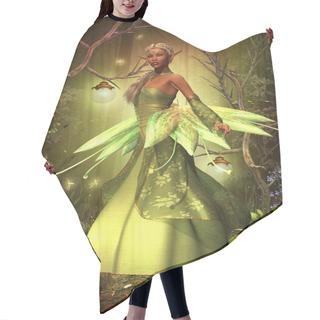 Personality  Fairy Lights Hair Cutting Cape